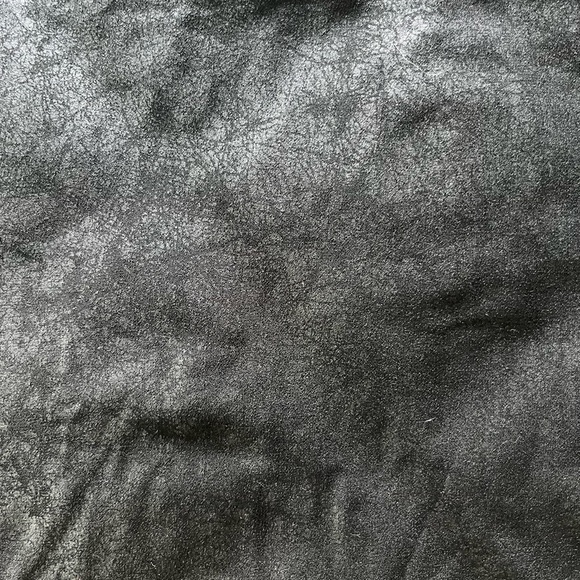 Trouve faux leather drape high neck blouse top size Small - Picture 4 of 8